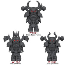 W1381-W1383 Warhammer 40,000 Chaos Space Minifigures