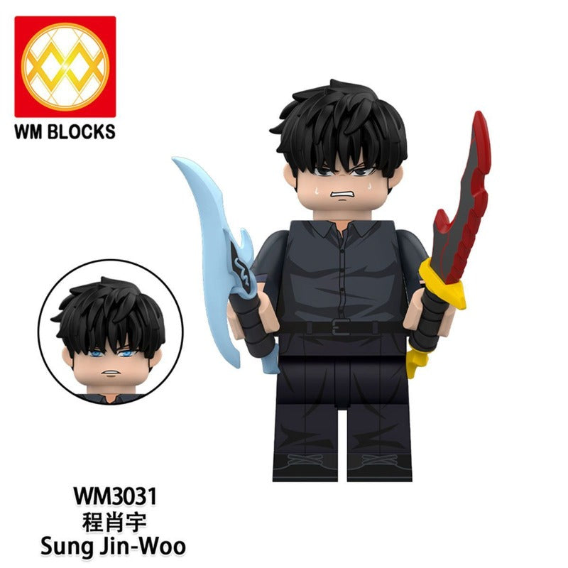 WM6221 Solo Leveling Series Minifigures Joy Bricks wm6221-solo-leveling-series-minifigures-joy-bricks