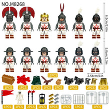 M8268 medieval Templars Minifigures