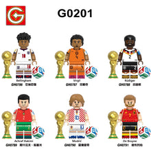 G0200 G0201 Soccer superstar Minifigures(new, updating)