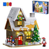 1024pcs MOC Winter snow house (electric)