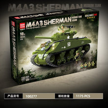 1175pcs QUANGUAN 100277 M4A3 SHERMAN MEDIUM TANK 105MM