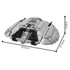 (Gobricks version) 765pcs MOC-92915 Cylon Raider - Midi (Classic Battlestar Galactica)