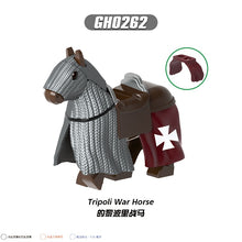 GH0261 GH0262 Medieval series war horse Minifigures