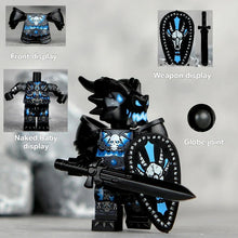 Dragon Knight Full set of minifigures Golden Knight Blue Knight Red Knight