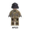 AP522-523 Air Force pilots German and American troops Minifigures