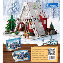 2159pcs ZHEGAO 613001 Artistic Chalet