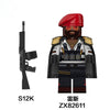 GG016-017 ZX82501-1 ZX82601-1 Delta Force series, Captain of the Id Guard Minifigures
