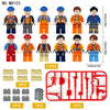 M8123 M1815 M8103 M8064 M1816 Urban construction workers minifigures