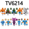 TV6213 TV6214 TV6215 Fantastic Four Series Minifigures