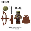 N833-836 Medieval Castle Series Dragon Knight Minifigures