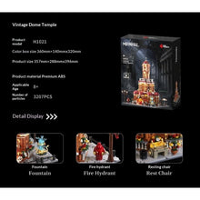 3207pcs HUIYOYOYI Steampunk Series – Vintage Domed Temple [Includes Rechargeable Battery Box & LED Light Strip]