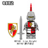N511U-518U Medieval Castle Knight Series minifigures