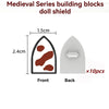 N3031-3033 Medieval Egyptian Shield Minifigures