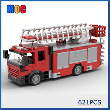 621pcs MOC-57452 Scania F320 Fire Truck