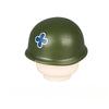 WWII US Army Officer Soldier Minifigure Helmet Weapon 5PCS