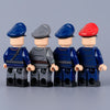 MTUV071-074 World War II historical military minifigures, firefighters, railway engineers