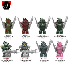 W1352-1359 Fallout: Power Armor series Minifigures
