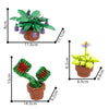 (Gobricks version) 373pcs MOC Small carnivorous bonsai plants