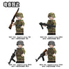N657-660 German Air Force 43 Swamp Camouflage Minifigures