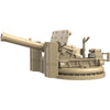 World War II Soldier Military Anti-aircraft Gun Mech Cannon