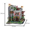 (Gobricks version) 2347pcs MOC-184109 Lion's caslte gatekeeper tower