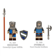 YL007-008 Medieval Farm Militia Minifigures