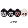 ZH001-ZH004 Halloween movie Joker Ghost Ghost Face Military Special Forces Soldier Expressions Minifigures