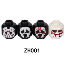 ZH001-ZH004 Halloween movie Joker Ghost Ghost Face Military Special Forces Soldier Expressions Minifigures