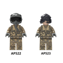 AP522-523 Air Force pilots German and American troops Minifigures