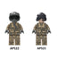 AP522-523 Air Force pilots German and American troops Minifigures