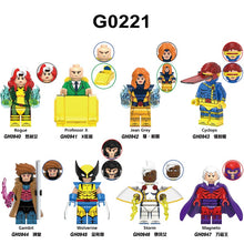 G0221 G0222 X-Men Series Minifigures (new, updating)