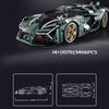 3466 pcs LERU 10711 Lamborghini -supercar series 1:8  (electroplating limited edition)