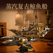 1979pcs HUIYOYOYI H1002 Steampunk Series – Vintage Steam Whale Ship