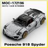 3981pcs MOC-172169 Porsche 918 Spyder 1:8