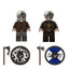 DM11-12 Medieval Viking warriors, elite knights Minifigures