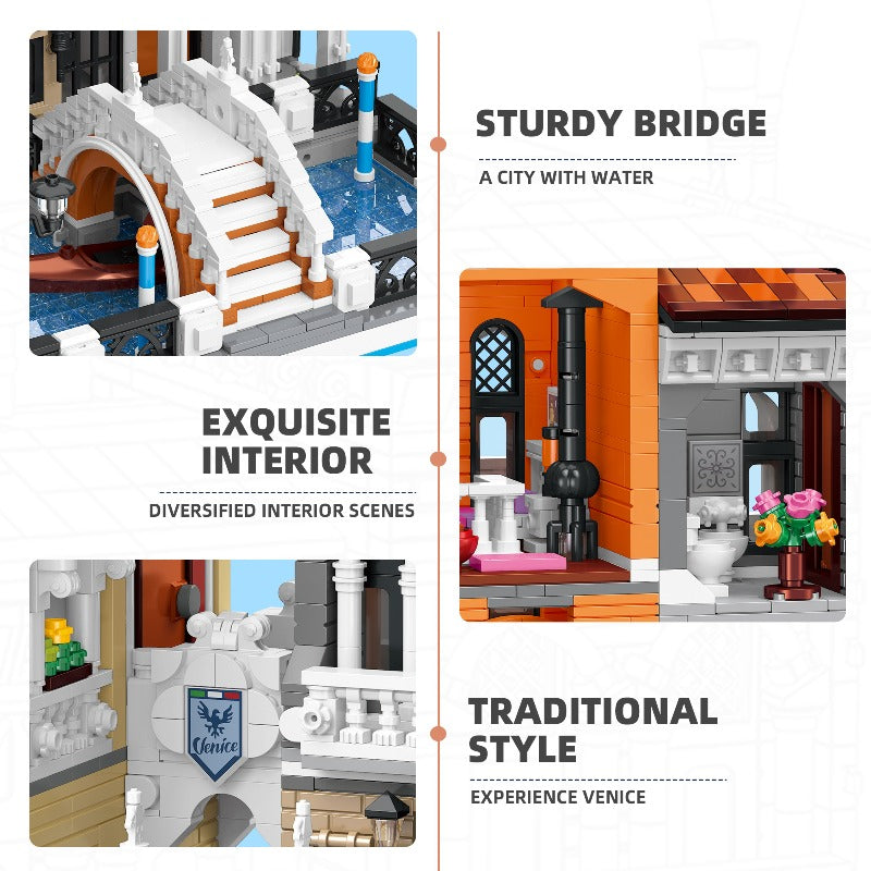 2926pcs JIESTAR JJ57025 Venice – Joy Bricks