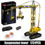 1731PCS Mouldking 17059 Mobile tower crane electric version