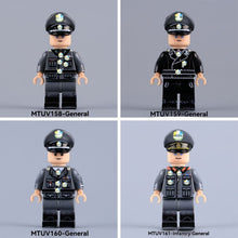 MTUV158-MTUV161 German military general in World War II minifigures
