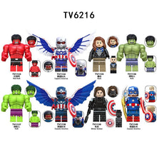 TV6216 TV6217 TV6218 New Captain America Hulk Hulk in the Superhero Series Minifigures