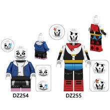 DZ254-DZ255 Undertale Series Papyrus Sans Minifigures