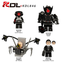 KDL846 Skibidi Toilet series Minifigures