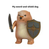 SH01 My sword and shield dog Minifigures
