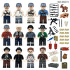 M8274 M8035 War‑Resistance General Mobilization Minifigures