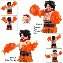 FD605 FD606 Emperor Yan, Portgas D. Ace Minifigures
