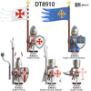 DT8910 DT8911 Medieval Crusader Knight Minifigures