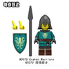 N505U-510U Medieval Castle Knight Series Minifigures