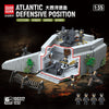 1232pcs QUANGUAN Atlantic Coastal Fortress 1:35