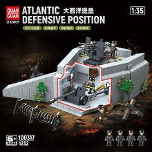 1232pcs QUANGUAN Atlantic Coastal Fortress 1:35