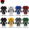 W1365-1372 Warhammer Saturn Terminator Extreme Warrior Minifigures